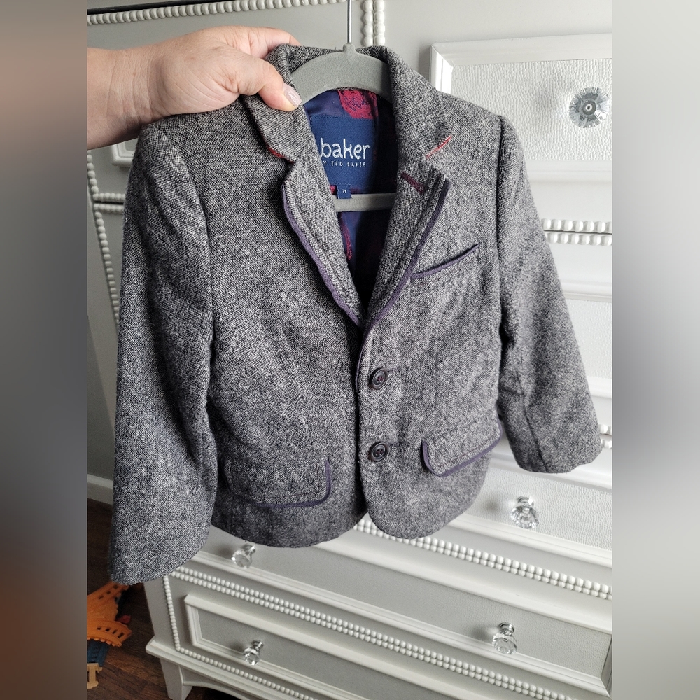 Toddler gray blazer